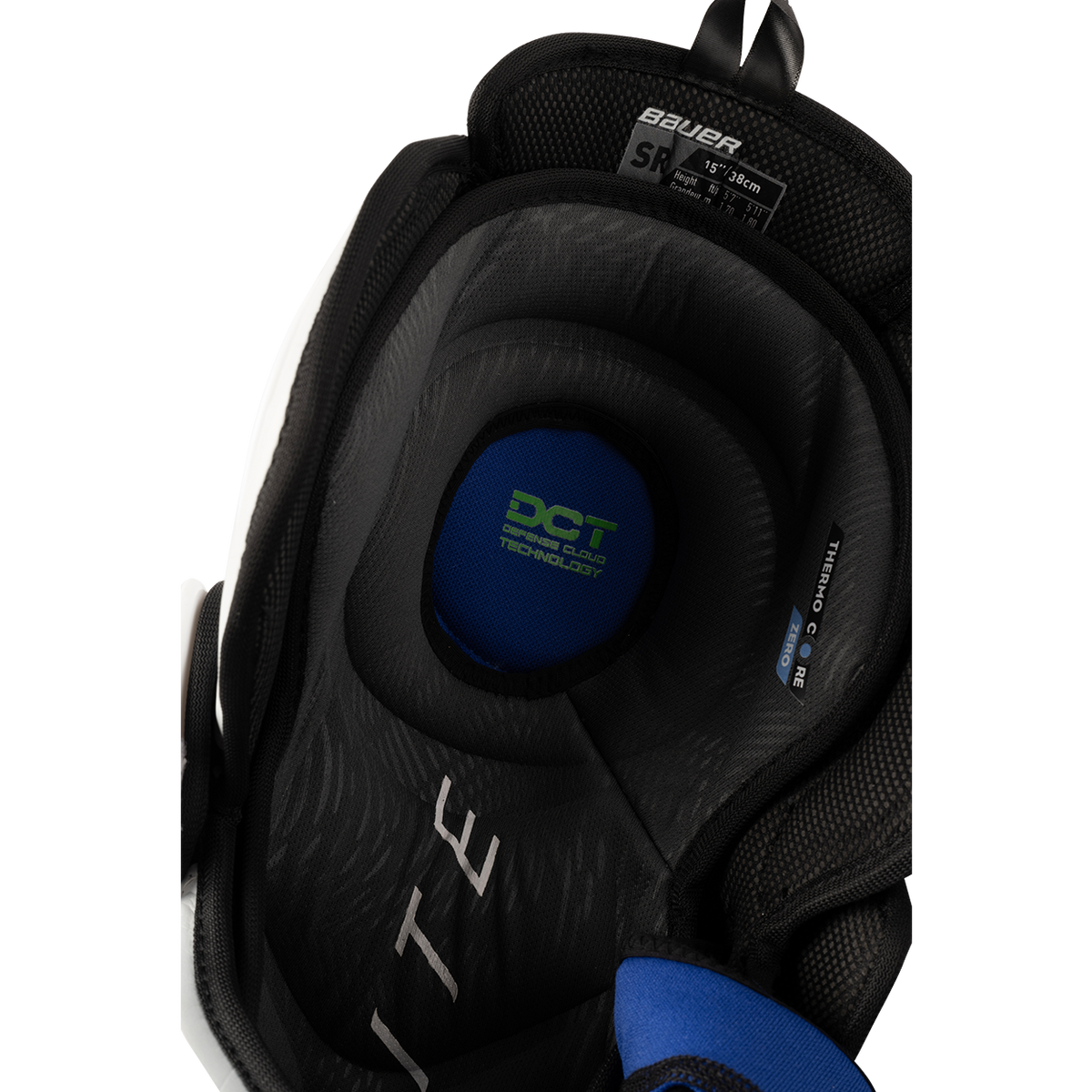 BAUER VAPOR FLYLITE SHIN GUARD INTERMEDIATE