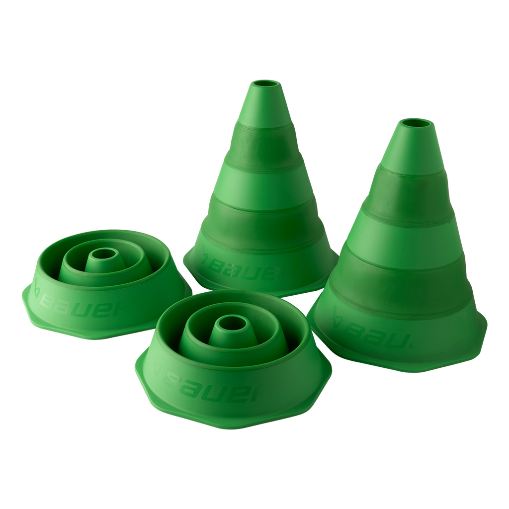 BAUER COLLAPSIBLE TRAINING CONES 4 PACK