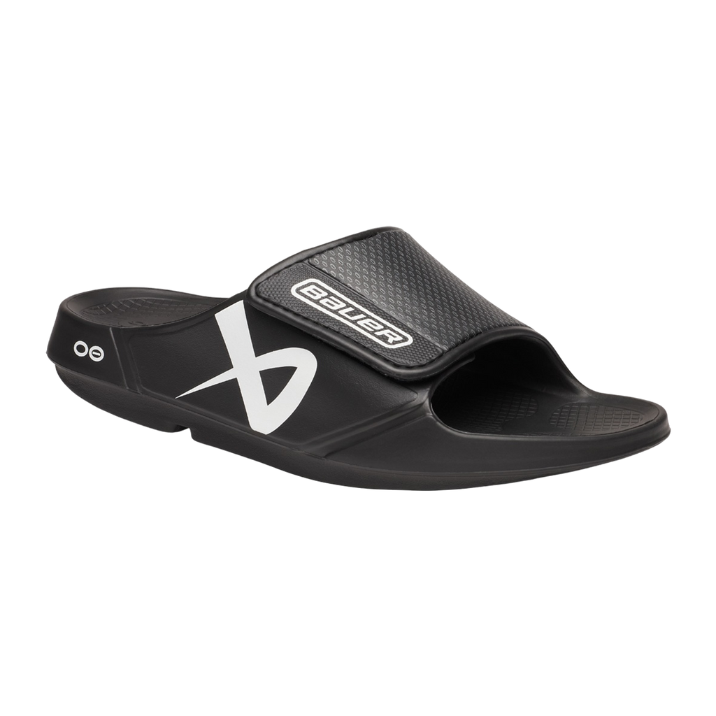 S25 BAUER OOFOS SPORT FLEX SLIDE JUNIOR BLACK