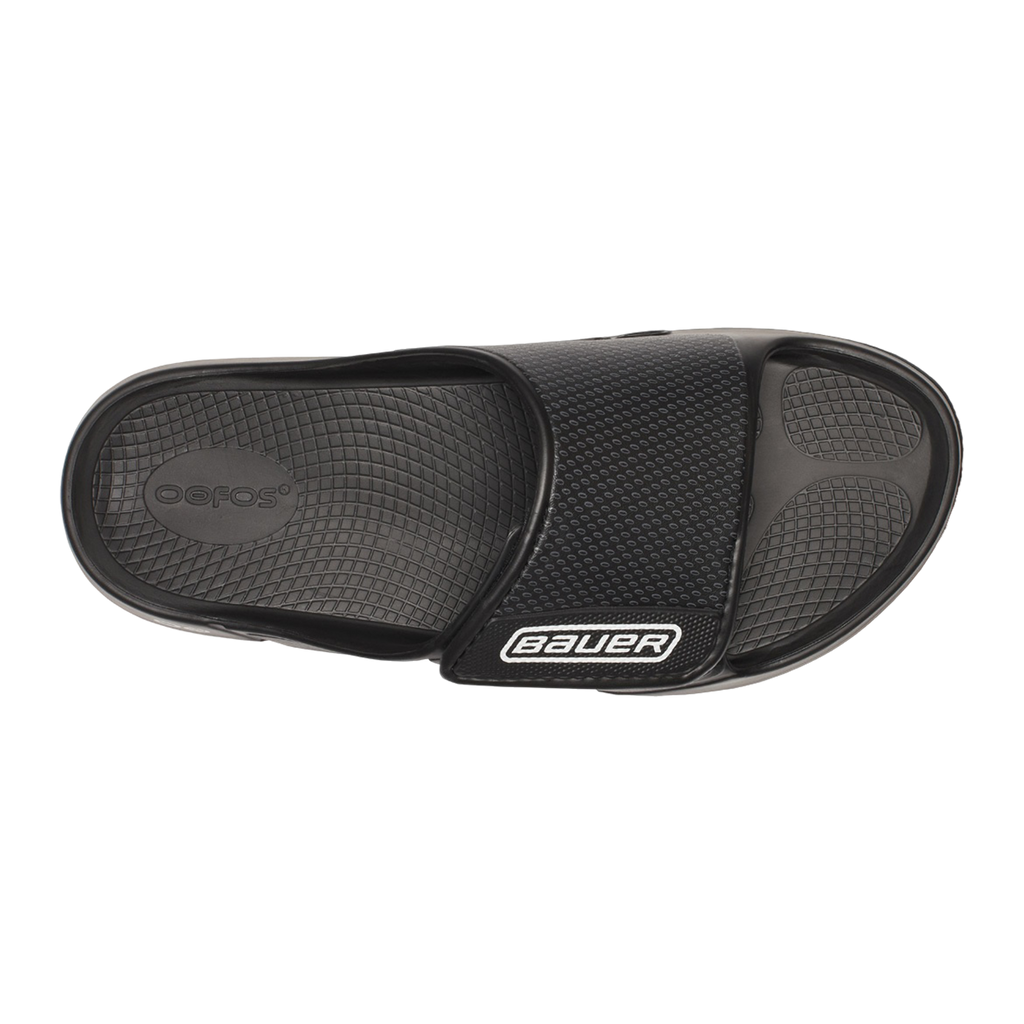 S25 BAUER OOFOS SPORT FLEX SLIDE JUNIOR BLACK