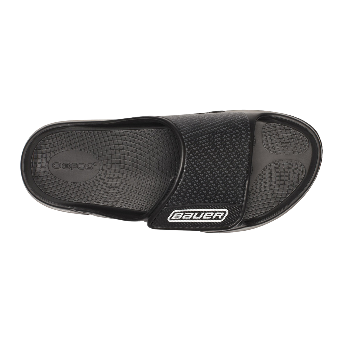 S25 BAUER OOFOS SPORT FLEX SLIDE JUNIOR BLACK