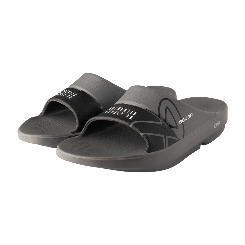 S25 BAUER OOFOS SPORT SLIDE JUNIOR GREY