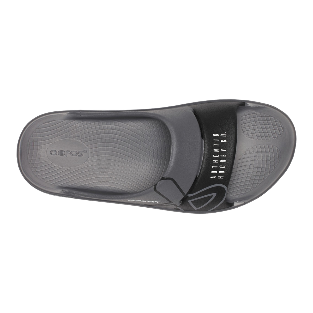 S25 BAUER OOFOS SPORT SLIDE JUNIOR GREY