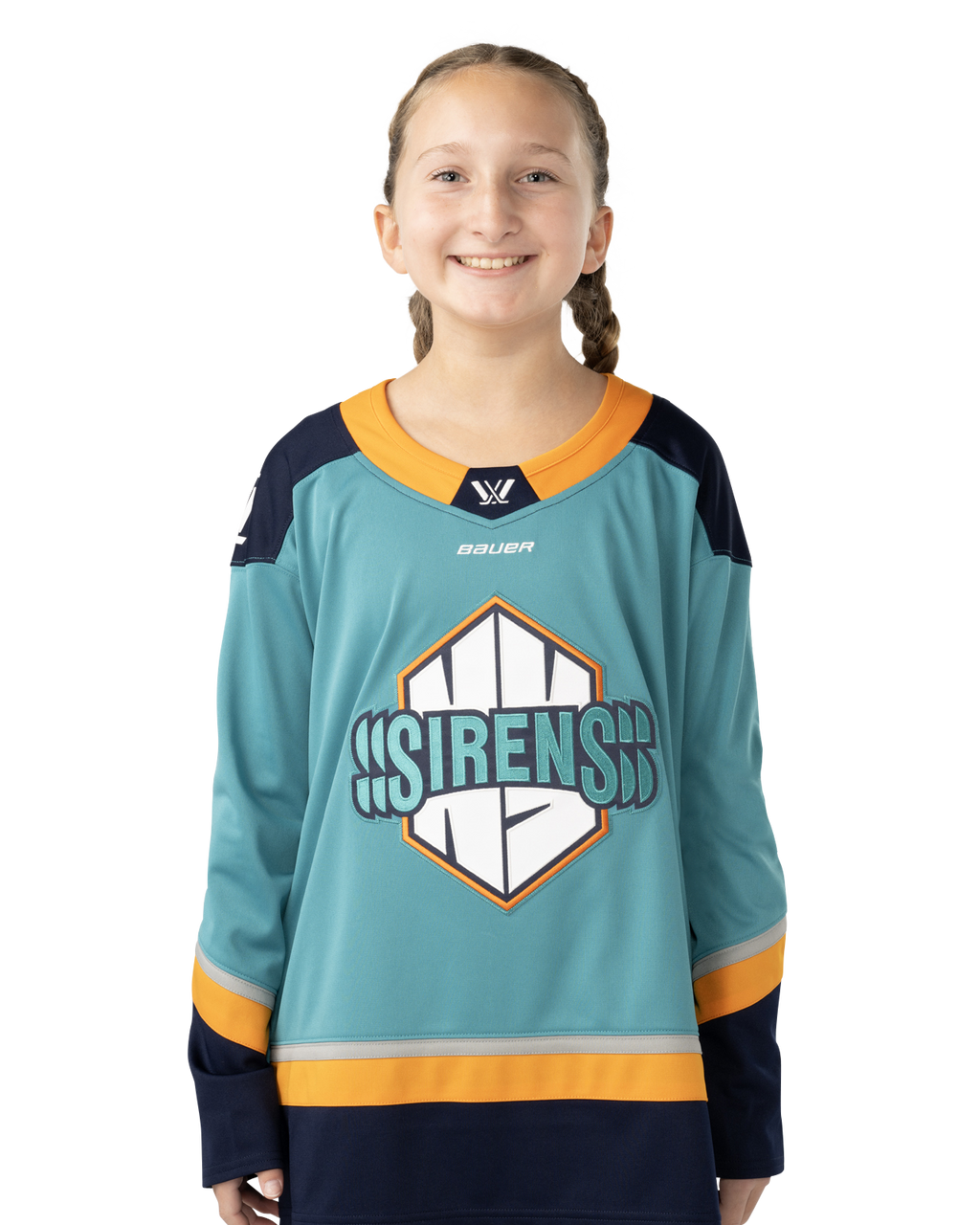 BAUER PWHL HOME JERSEY NEW YORK SIRENS KIDS
