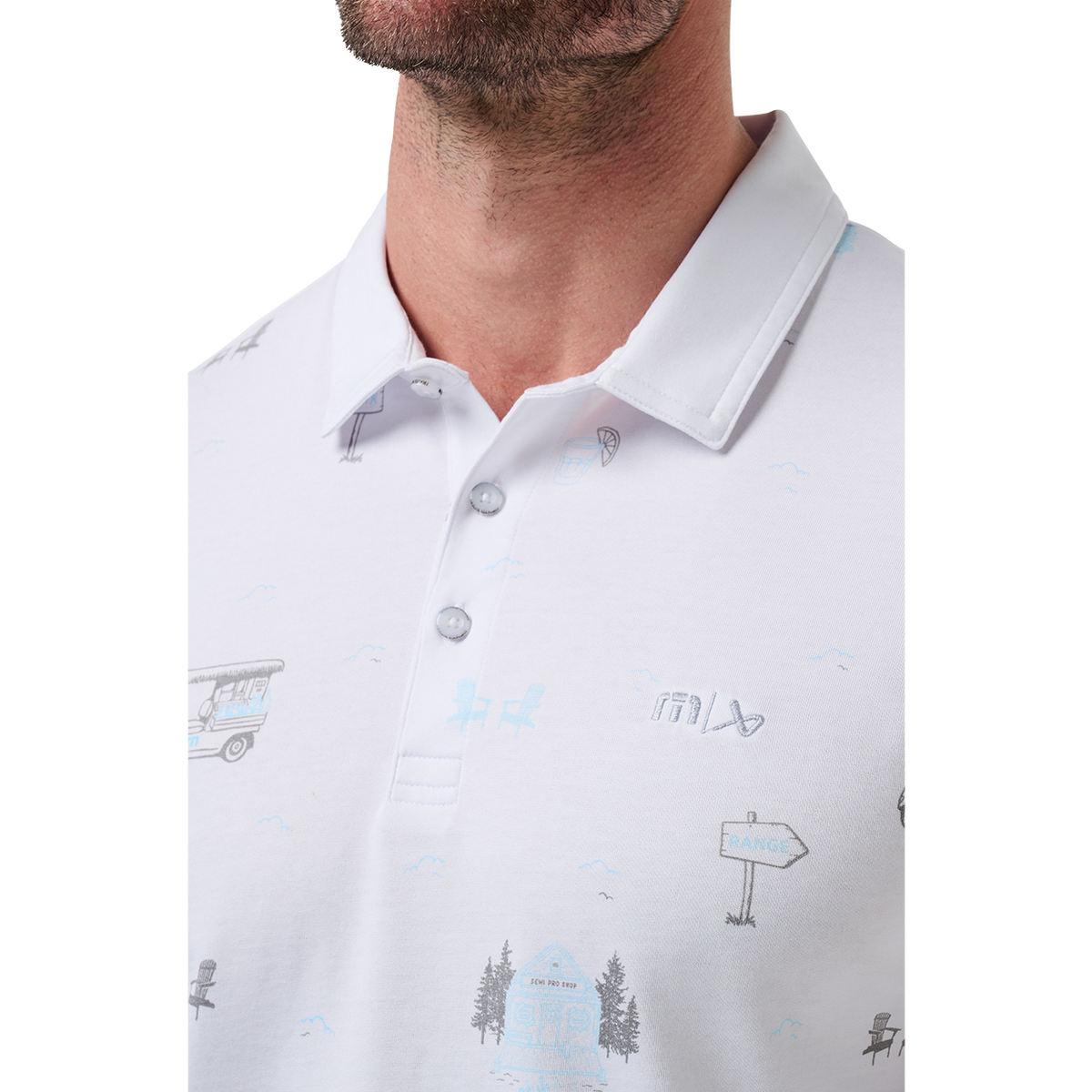 BAUER X TRAVISMATHEW SNOW CHANCE POLO