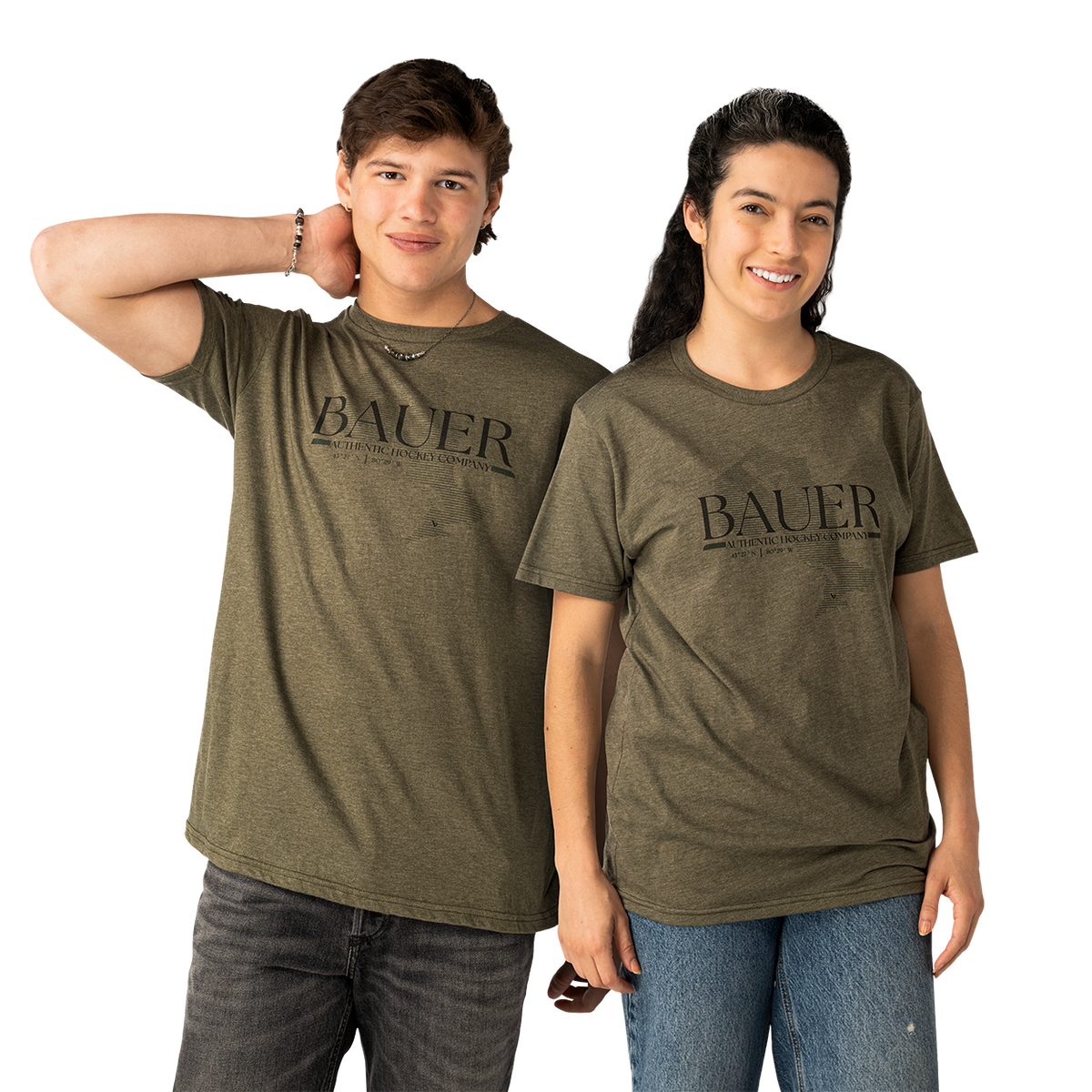 BAUER Olive Graphic Tee