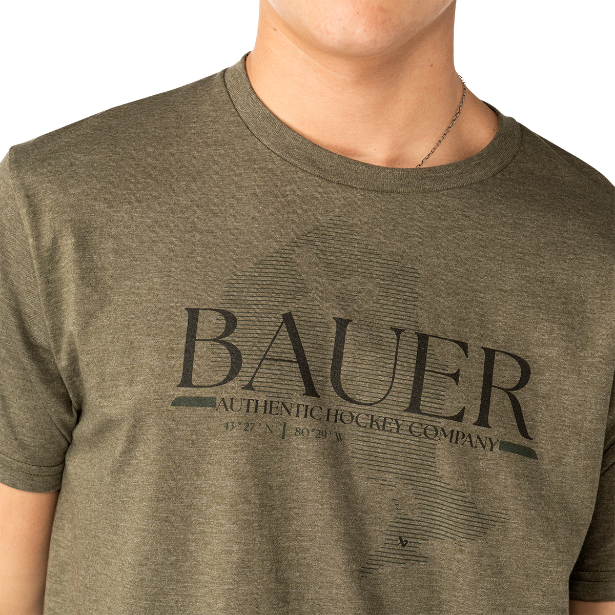 BAUER Olive Graphic Tee