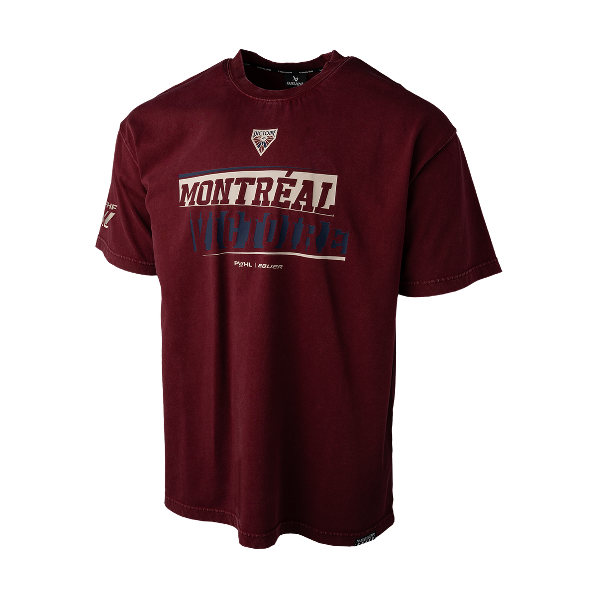 BAUER PWHL BOXY TEE SENIOR MONTREAL