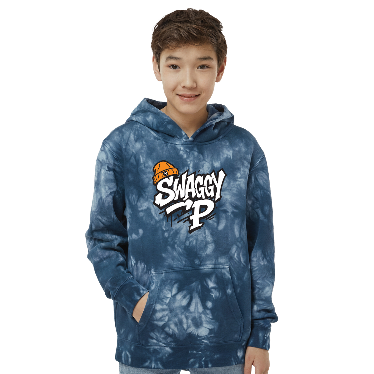 BAUER x SWAGGY TIE DYE HOODIE YOUTH