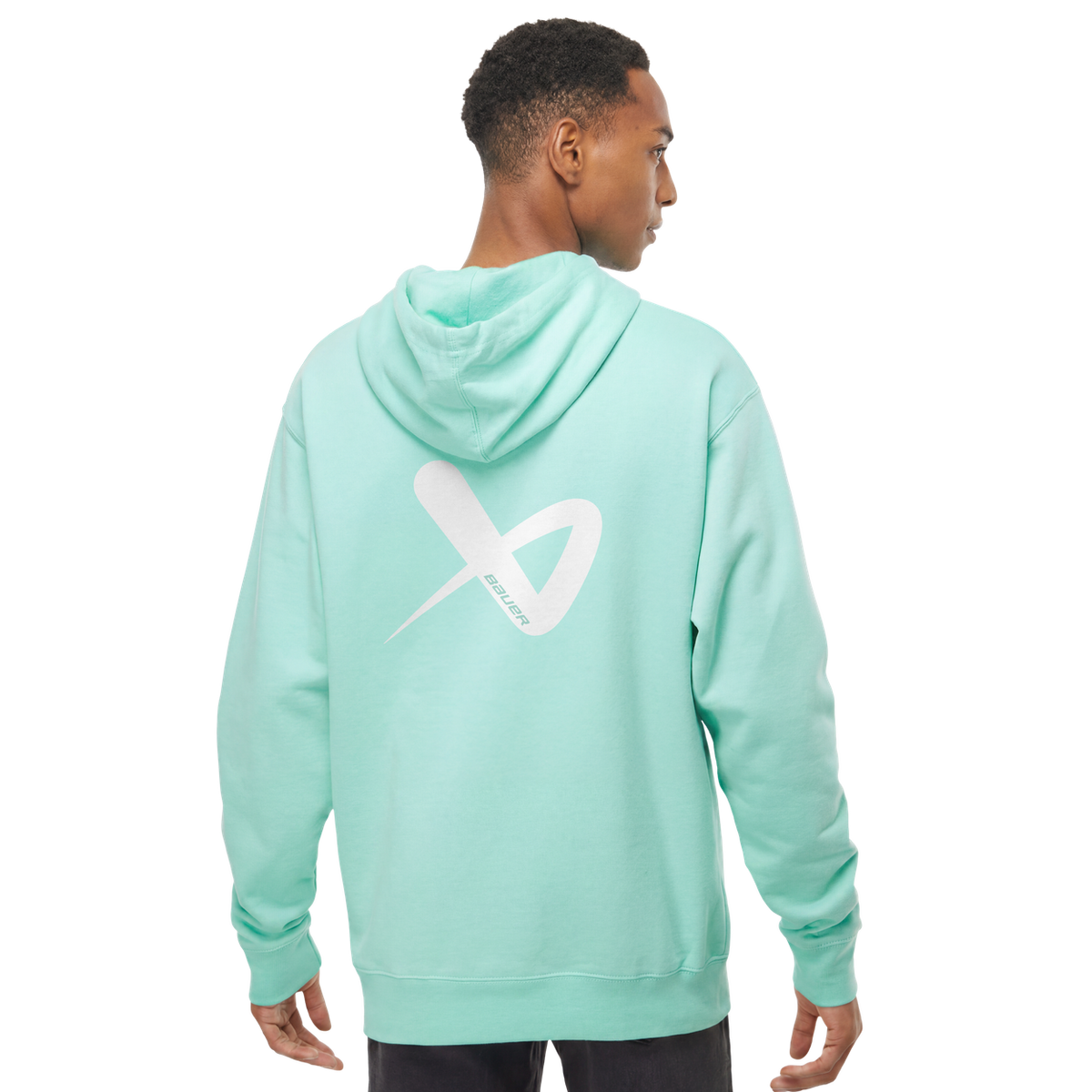 BAUER X Swaggy P Mineral Wash Drip Hoodie
