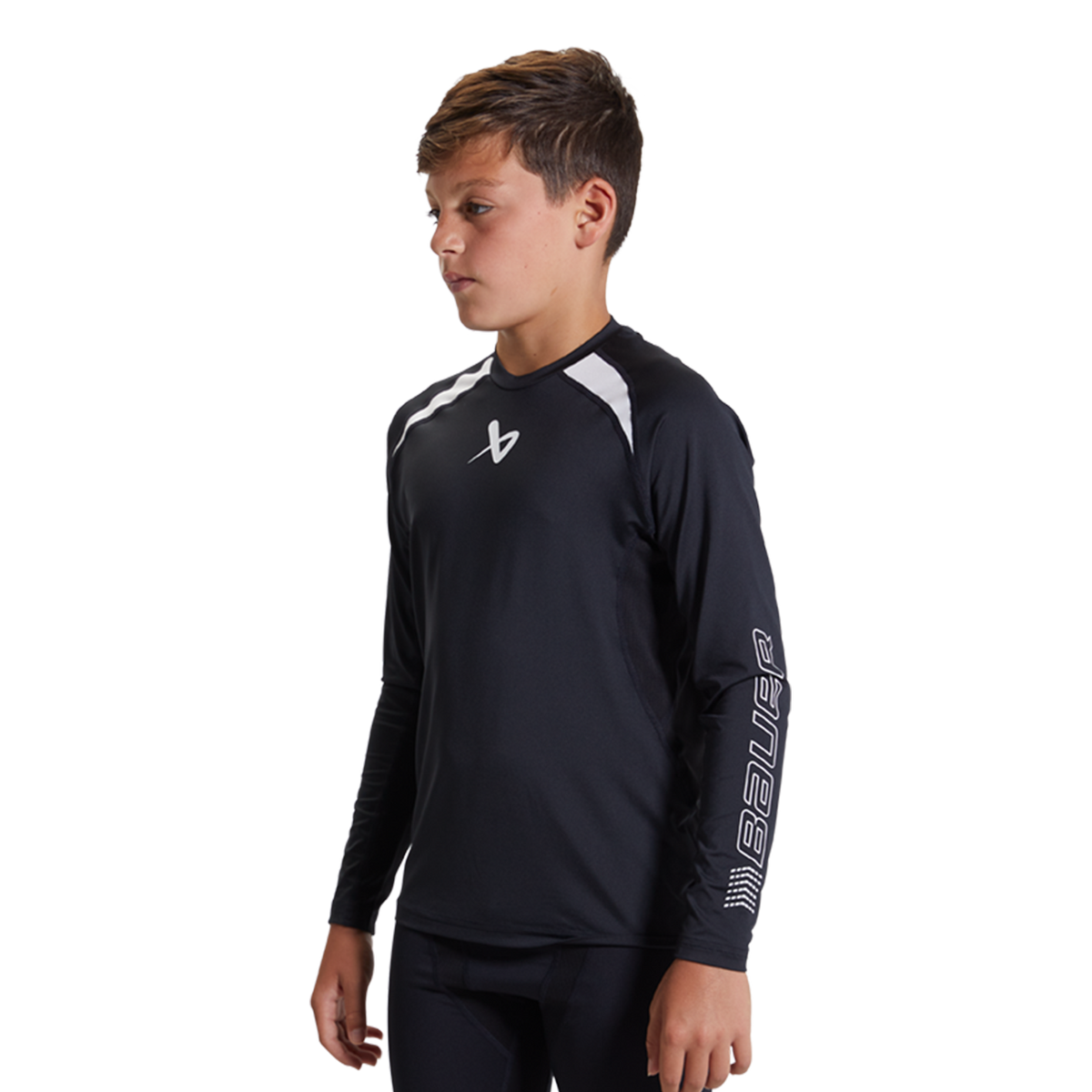 BAUER PERFORMANCE LONGSLEEVE BASELAYER TOP YOUTH