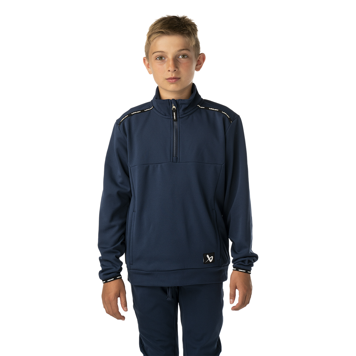 BAUER TEAM FLEECE 1/2 ZIP YOUTH