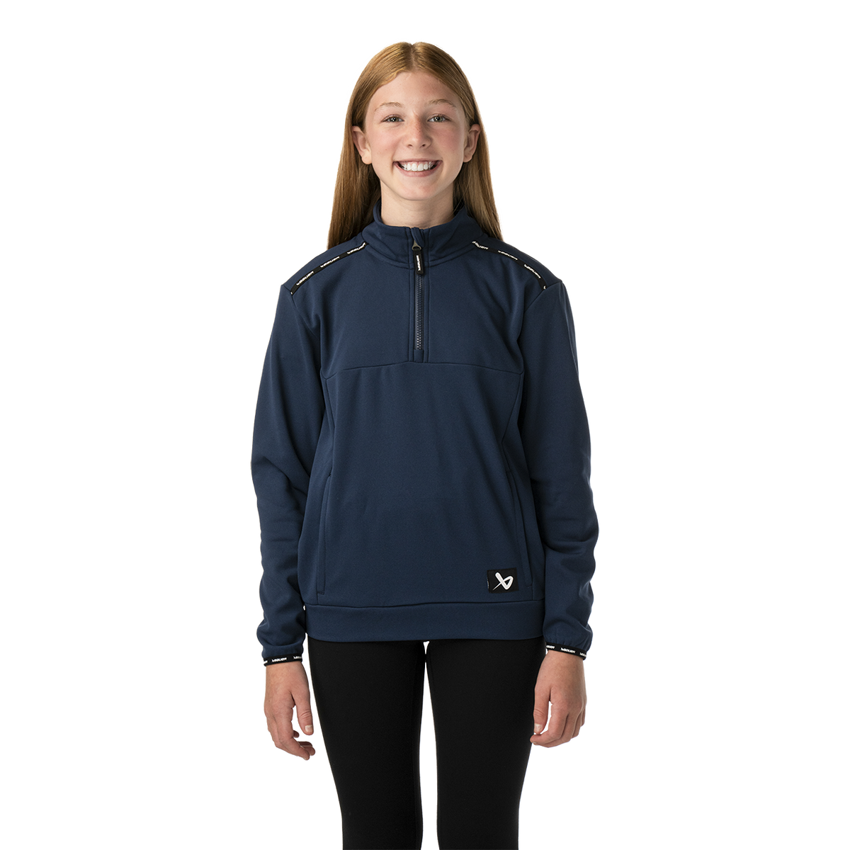BAUER TEAM FLEECE 1/2 ZIP YOUTH