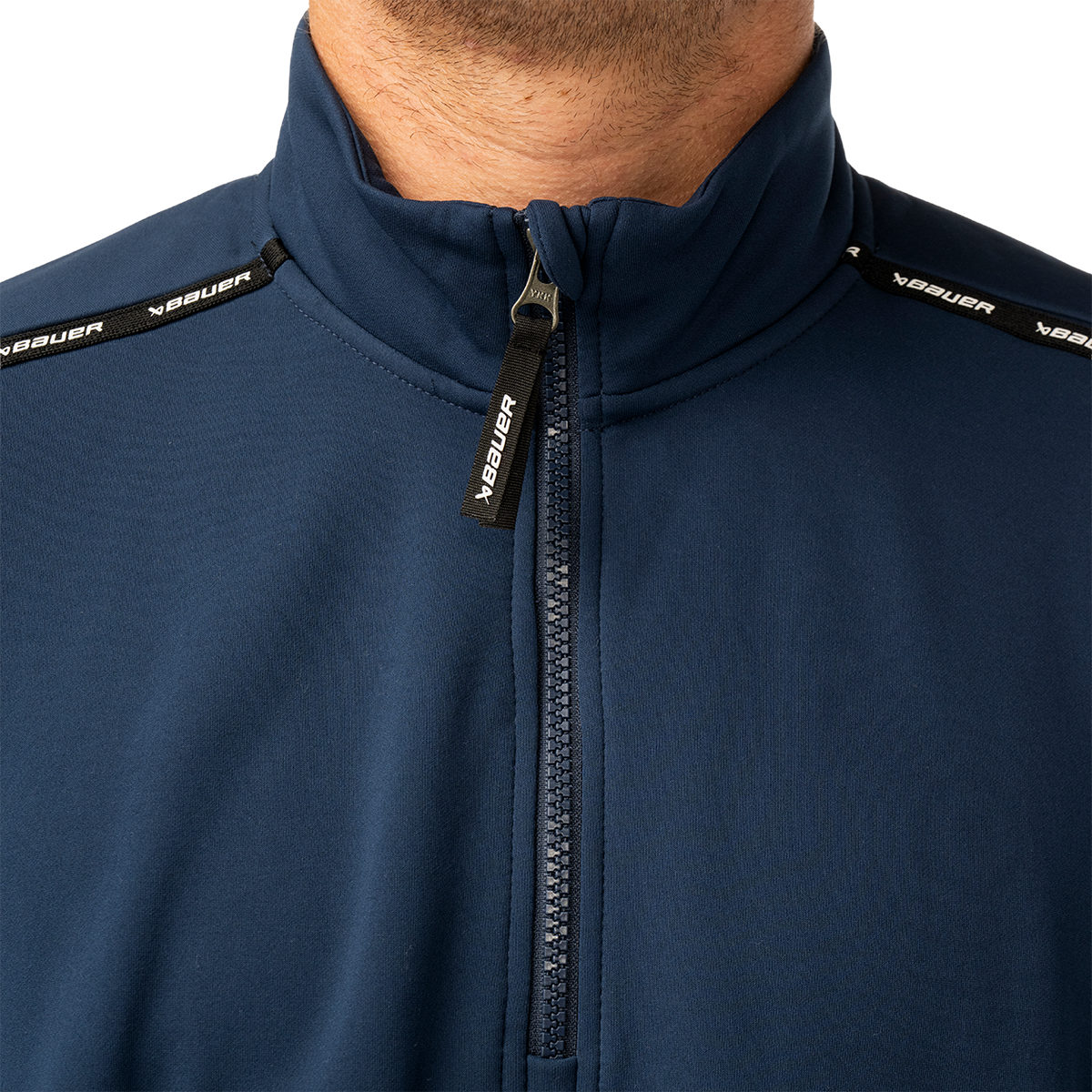 BAUER TEAM FLEECE 1/2 ZIP SENIOR
