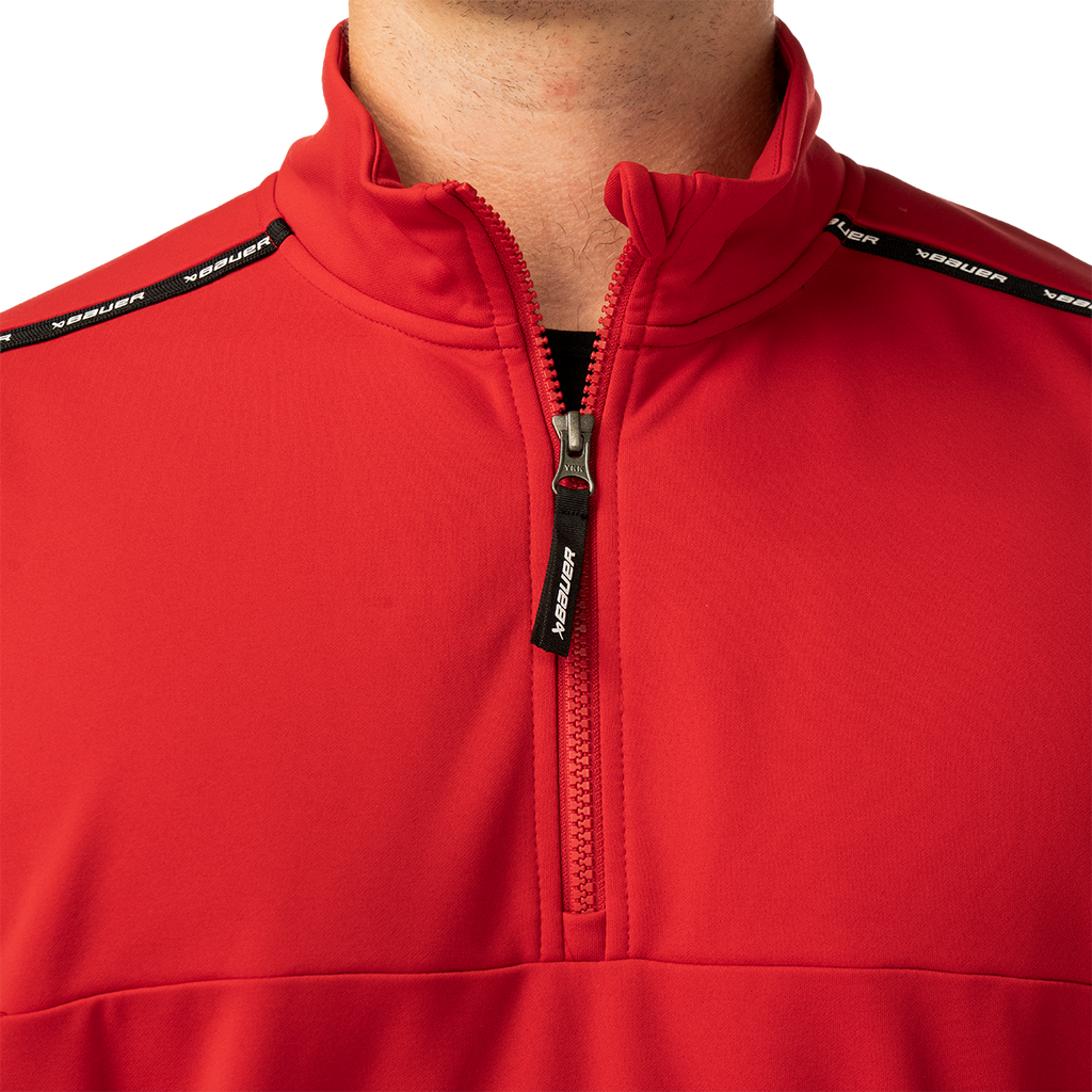BAUER TEAM FLEECE 1/2 ZIP SENIOR