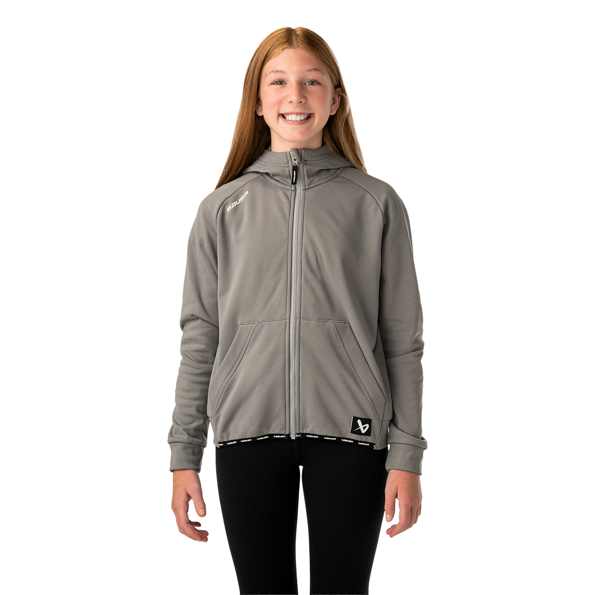 BAUER TEAM FLEECE ZIP HOODIE YOUTH