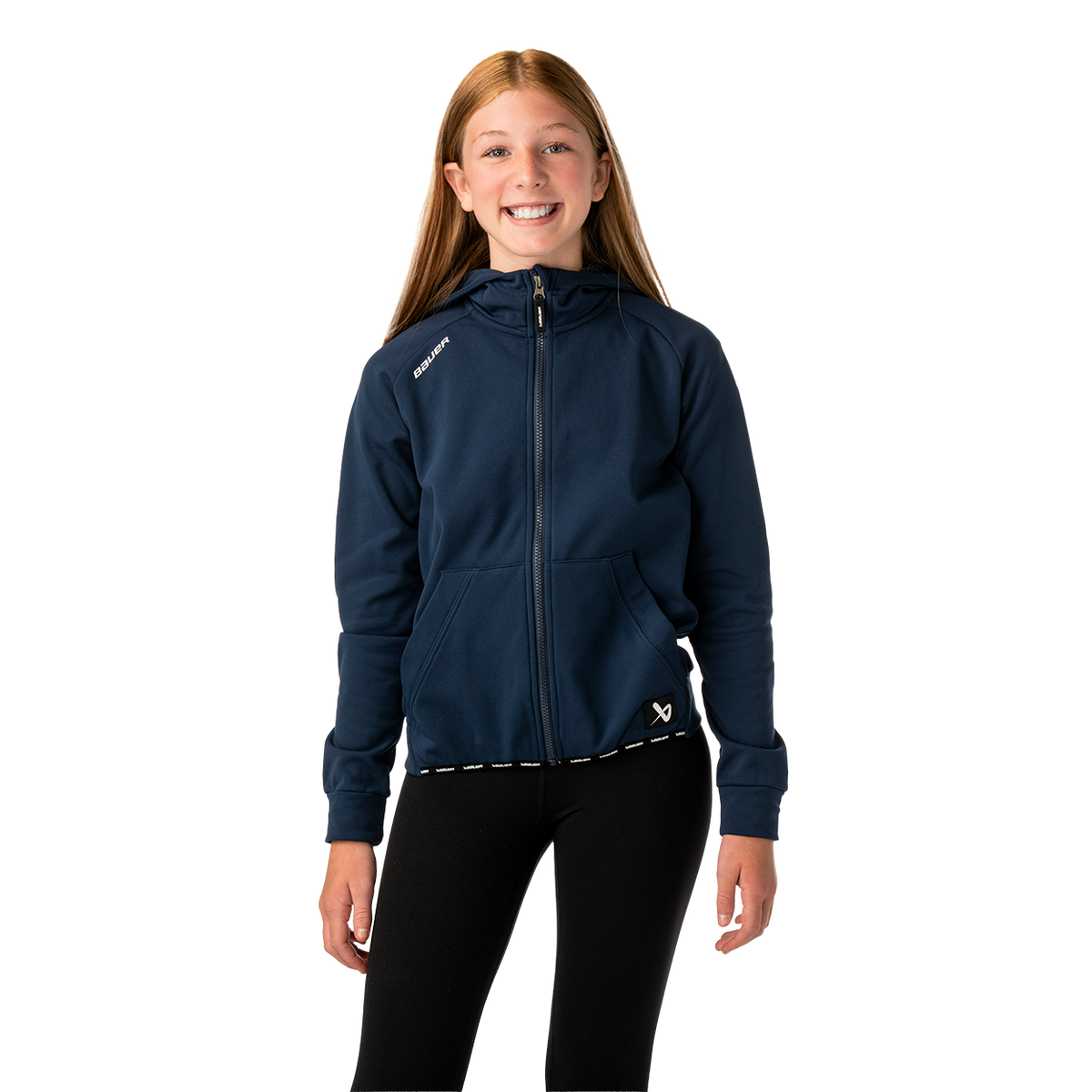 BAUER TEAM FLEECE ZIP HOODIE YOUTH