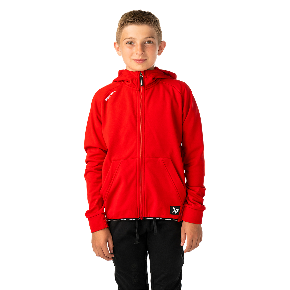 BAUER TEAM FLEECE ZIP HOODIE YOUTH