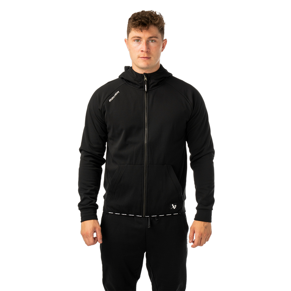 BAUER TEAM FLEECE ZIP HOODIE SENIOR