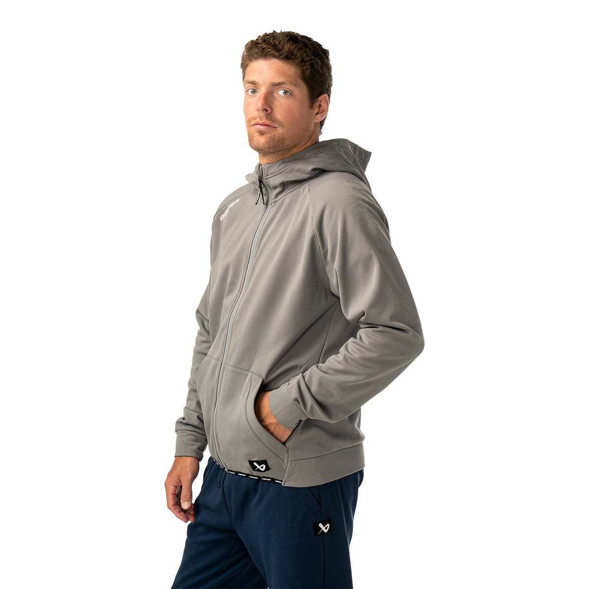 BAUER TEAM FLEECE ZIP HOODIE SENIOR