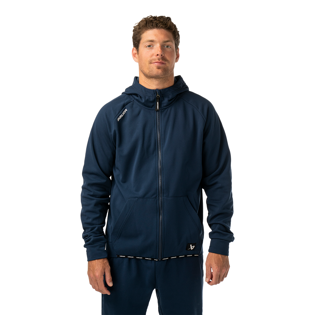 BAUER TEAM FLEECE ZIP HOODIE SENIOR