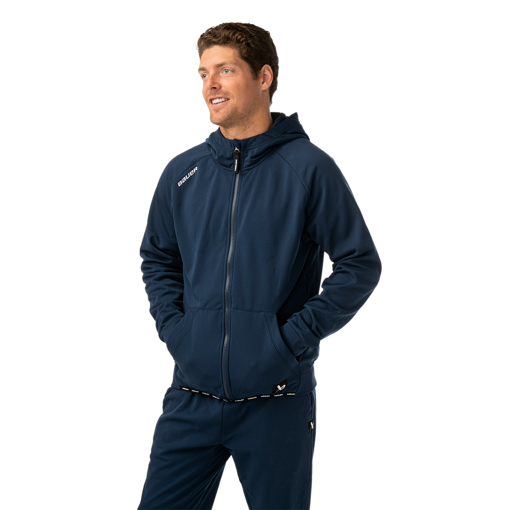 BAUER TEAM FLEECE ZIP HOODIE SENIOR