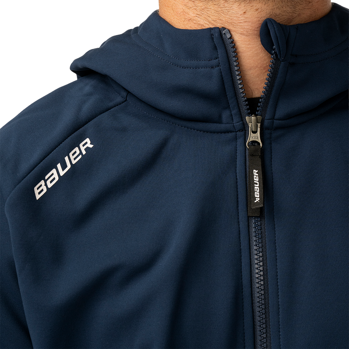 BAUER TEAM FLEECE ZIP HOODIE SENIOR