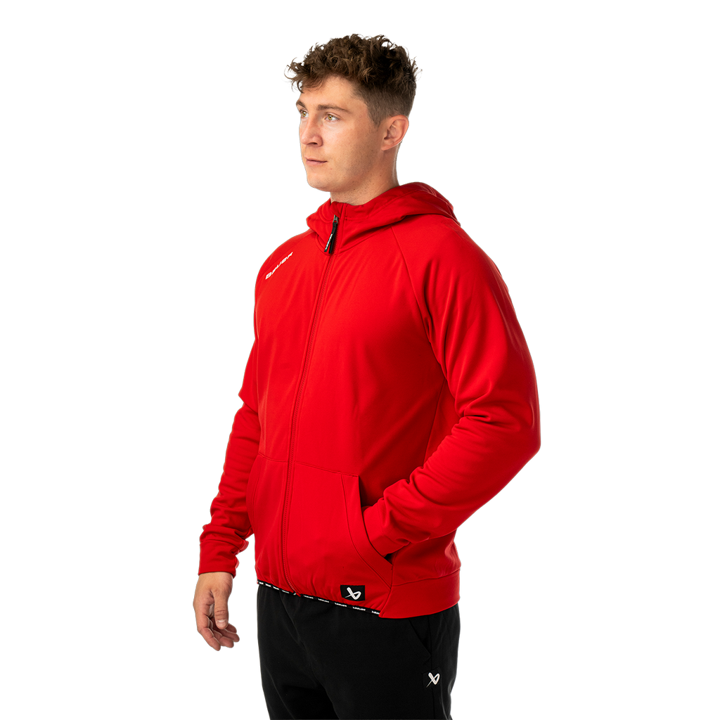 BAUER TEAM FLEECE ZIP HOODIE SENIOR