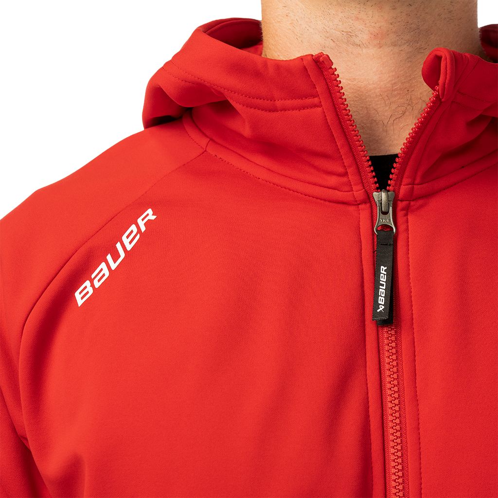 BAUER TEAM FLEECE ZIP HOODIE SENIOR