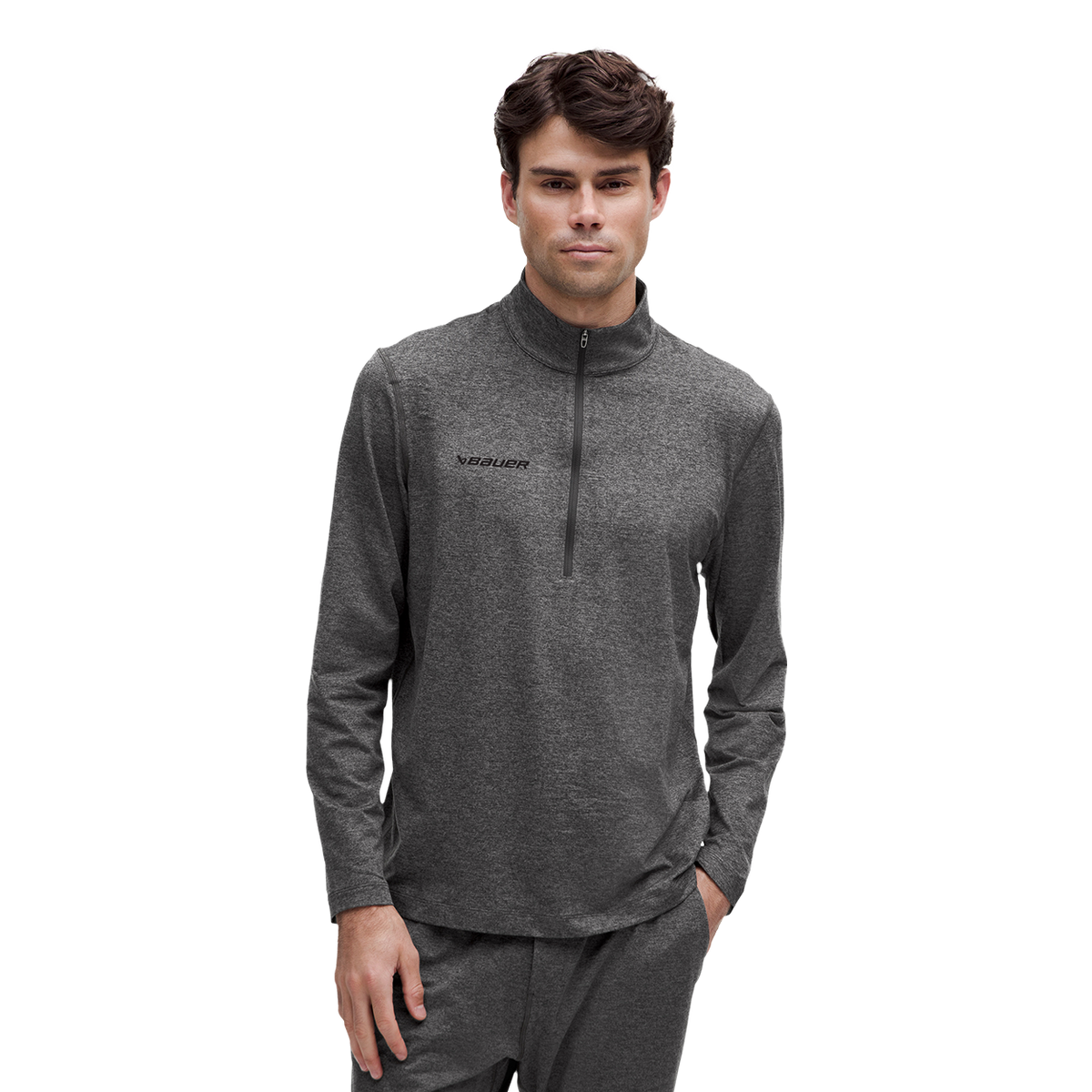 BAUER // lululemon Soft Jersey Half Zip