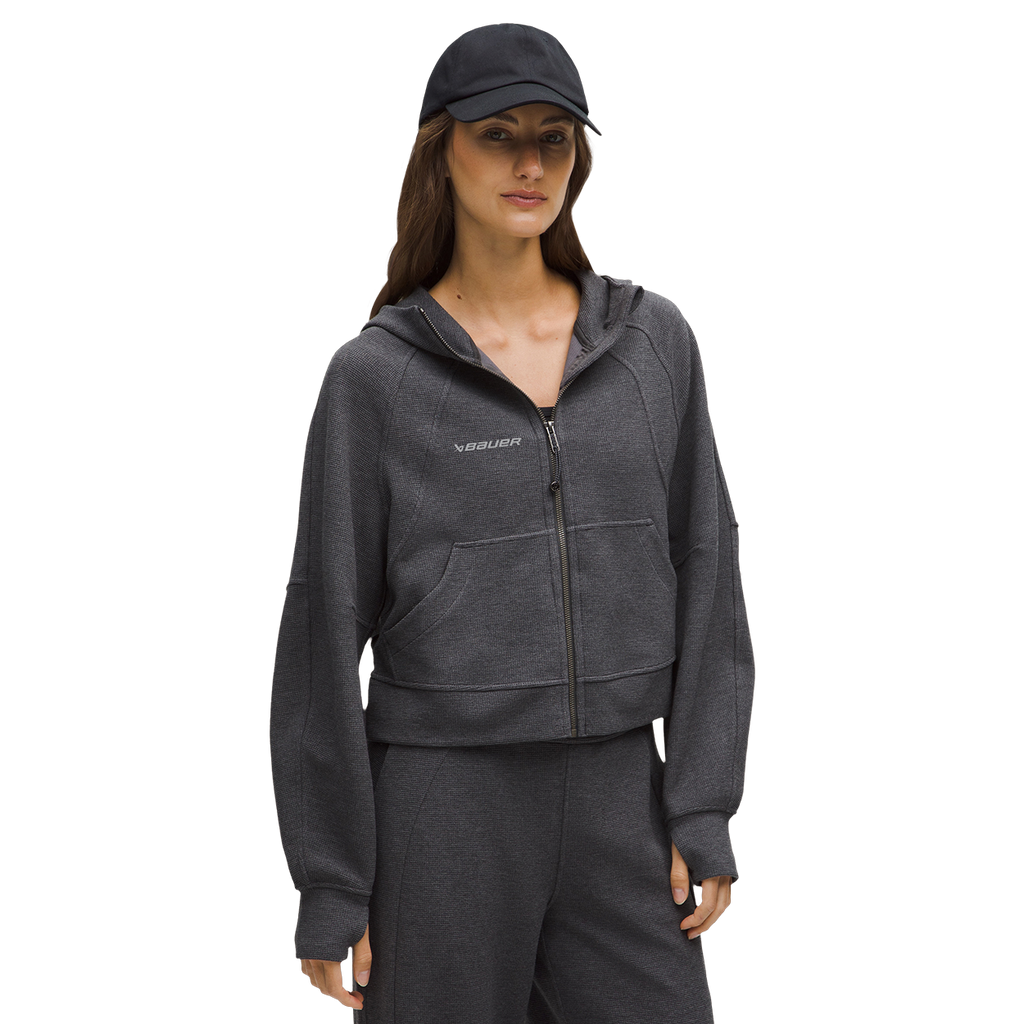BAUER // lululemon Scuba Oversized Full-Zip Hoodie Waffle