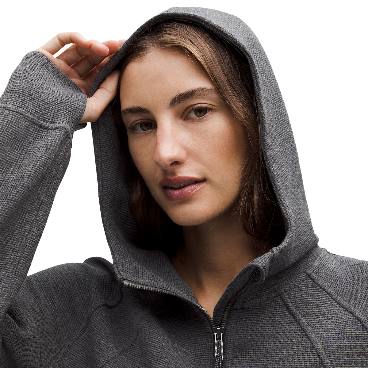BAUER // lululemon Scuba Oversized Full-Zip Hoodie Waffle