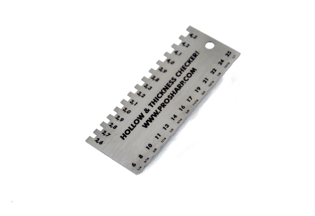 Hollow and Blade Thickness Checker