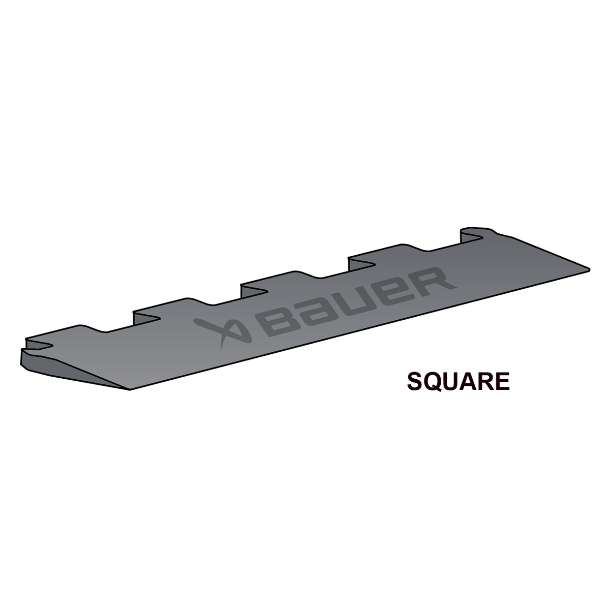 BAUER SYNTHETIC ICE TILE SINGLE SIDE EDGE SQUARE