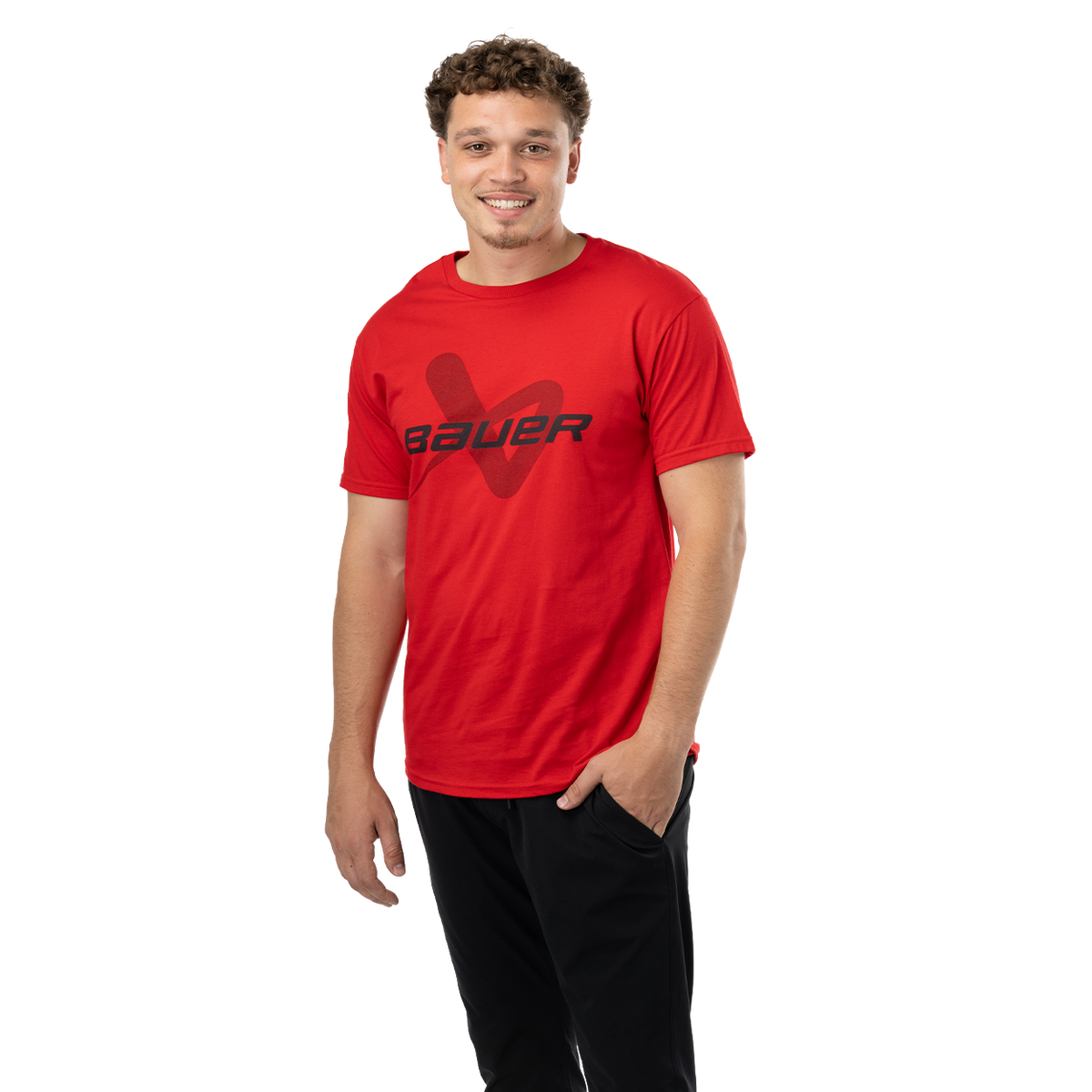BAUER CORE SHORTSLEEVE LOCKUP TEE SENIOR