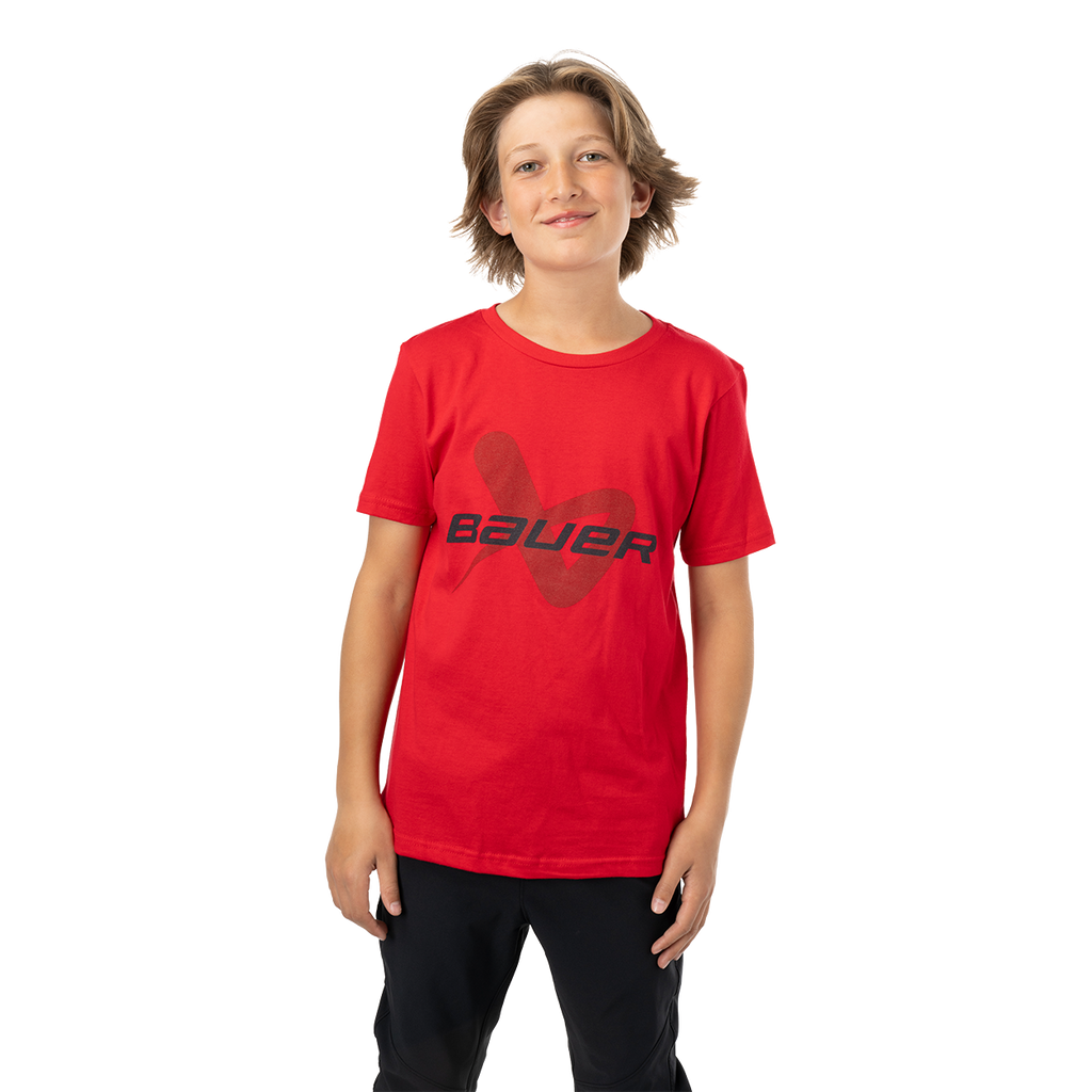 BAUER CORE SHORTSLEEVE LOCKUP TEE YOUTH