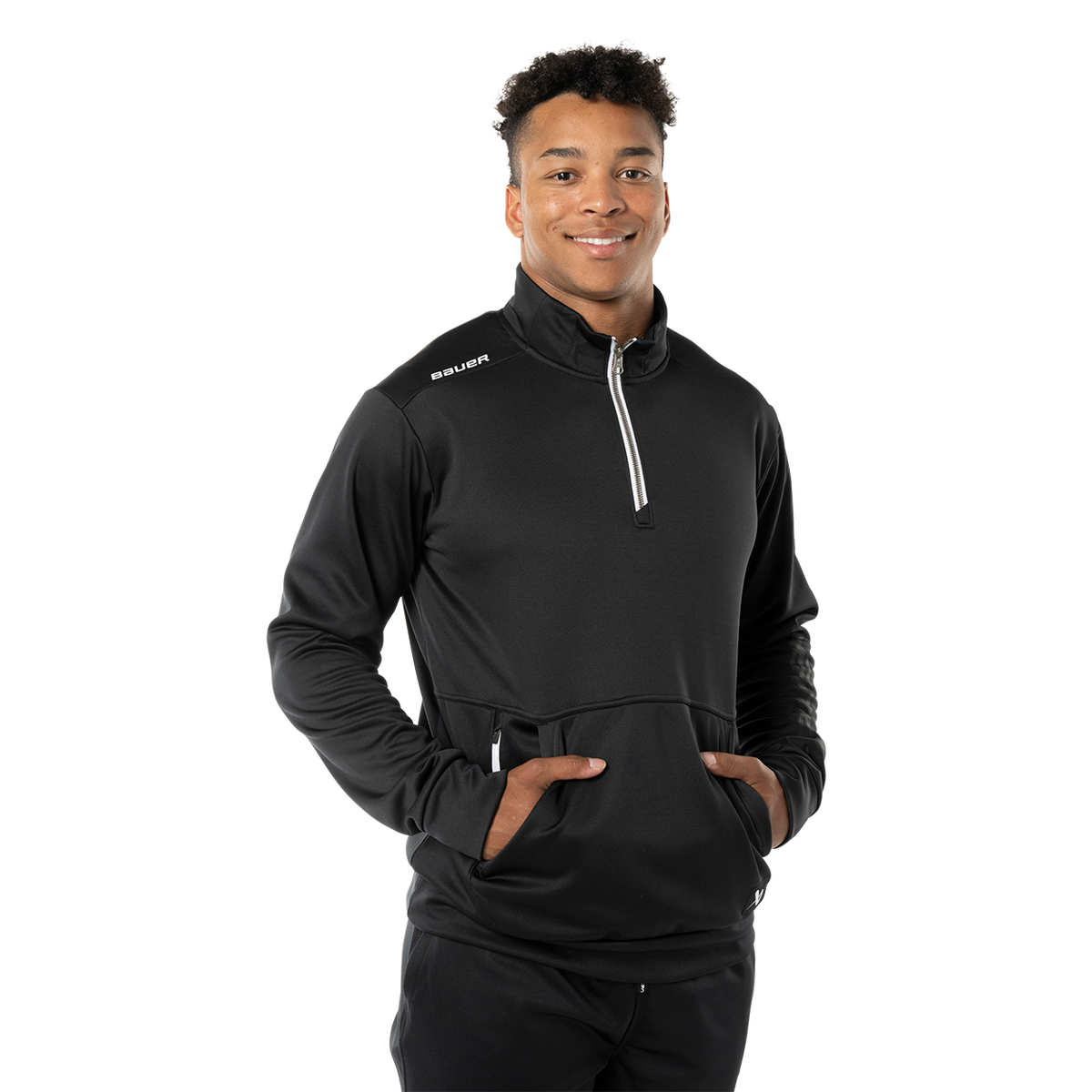 BAUER TEAM FLEECE 1/2 ZIP SENIOR