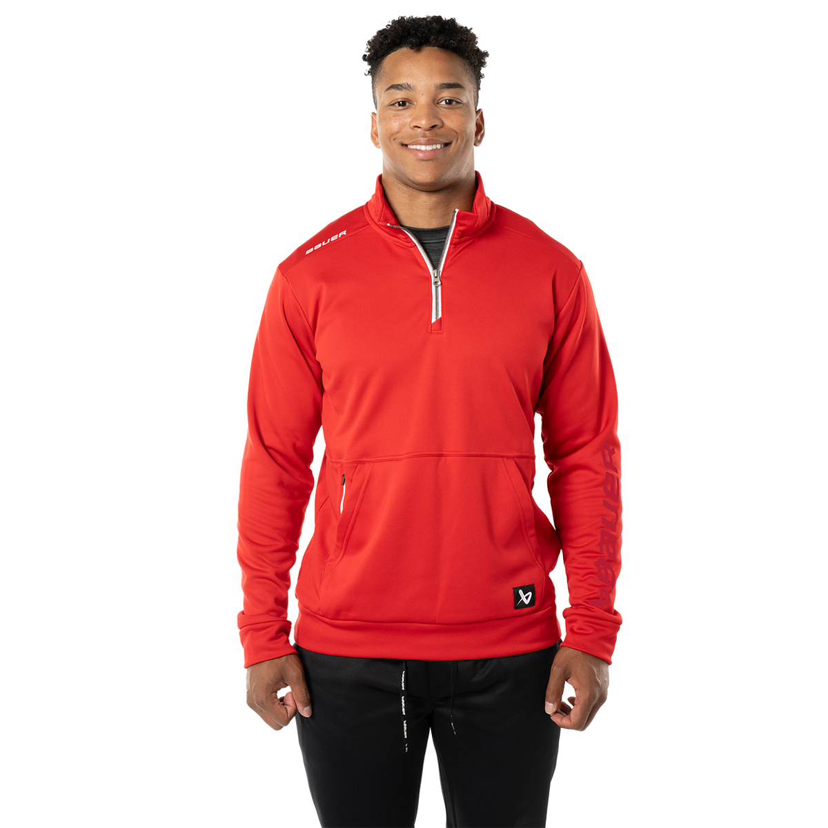 BAUER TEAM FLEECE 1/2 ZIP SENIOR