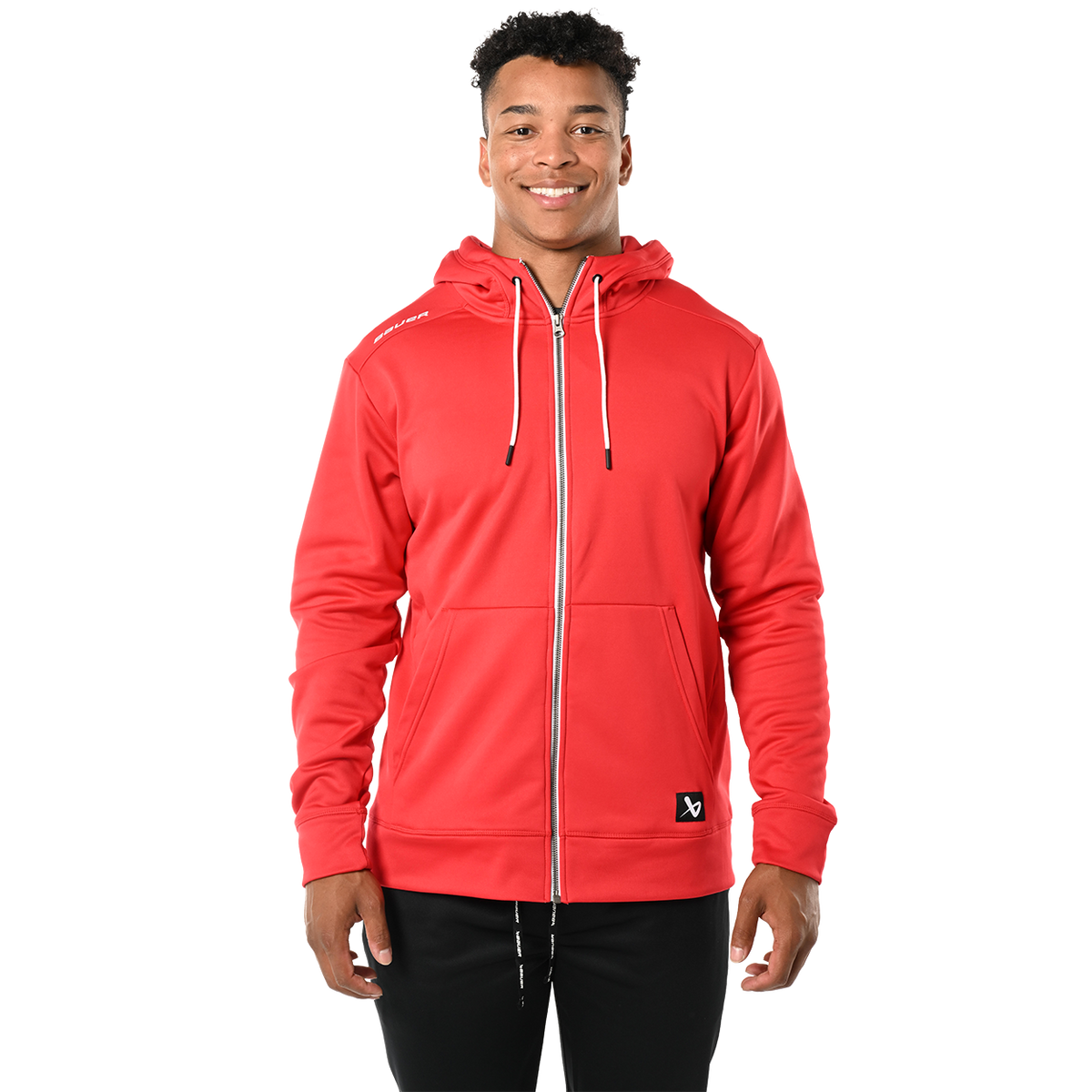 BAUER TEAM FLEECE ZIP HOODIE SENIOR
